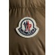 2022 MONCLER Boed Fur Collar Short dunjacka Dams Waist Down Puffer Coat Vinterjacka Natural Camel Beige