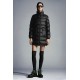 2022 Moncler Abricotier Parka Long dunjacka Dam Down Puffer Coat Vinterjacka Svart