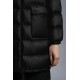 2022 Moncler Abricotier Parka Long dunjacka Dam Down Puffer Coat Vinterjacka Svart