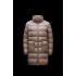 2022 Moncler Abricotier Parka Long dunjacka Dam Down Puffer Coat Vinterjacka Oatmeal Beige