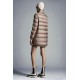 2022 Moncler Abricotier Parka Long dunjacka Dam Down Puffer Coat Vinterjacka Oatmeal Beige