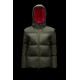 2022 Moncler Asaret Short Hooded dunjacka Dam Down Puffer Coat Vinterjacka Dark Army Grön