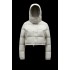 2022 Moncler Avoine Short dunjacka Dam Down Puffer Coat Vinterjacka Light Grå