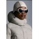 2022 Moncler Avoine Short dunjacka Dam Down Puffer Coat Vinterjacka Light Grå