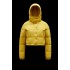 2022 Moncler Avoine Short dunjacka Dam Down Puffer Coat Vinterjacka Sulphur Gul