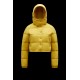 2022 Moncler Avoine Short dunjacka Dam Down Puffer Coat Vinterjacka Sulphur Gul