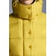 2022 Moncler Avoine Short dunjacka Dam Down Puffer Coat Vinterjacka Sulphur Gul