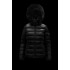 2022 Moncler Badyfur Collar Short dunjacka Dam Down Puffer Coat Vinterjacka Svart