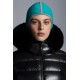 2022 Moncler Badyfur Collar Short dunjacka Dam Down Puffer Coat Vinterjacka Svart