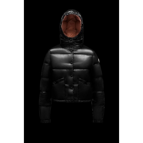 2022 Moncler Bardanette Short dunjacka Dam Down Puffer Coat Vinterjacka Svart