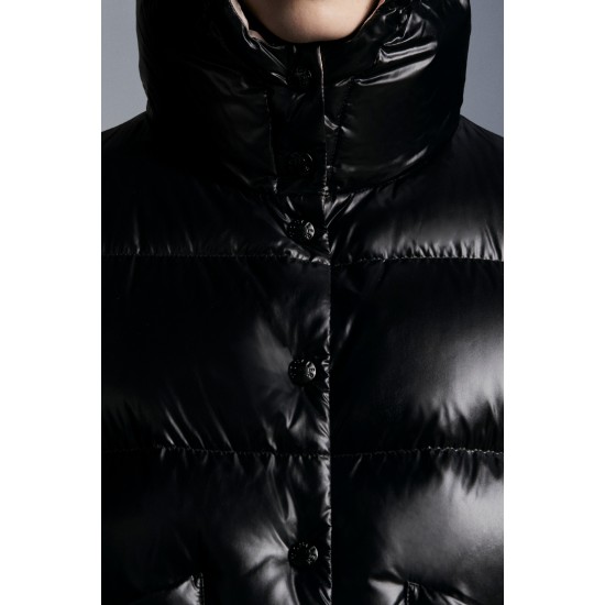 2022 Moncler Bardanette Short dunjacka Dam Down Puffer Coat Vinterjacka Svart