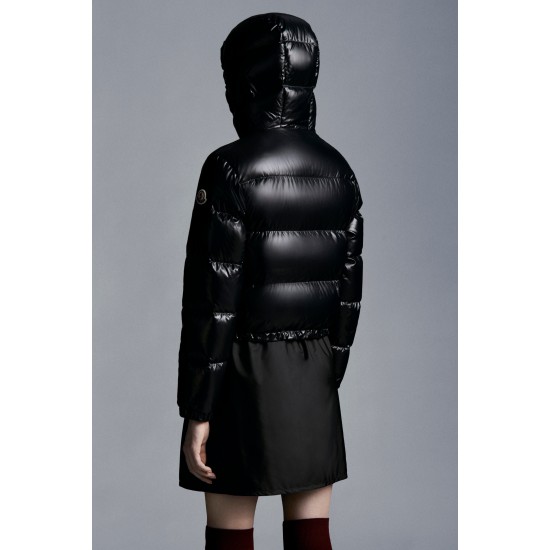 2022 Moncler Bardanette Short dunjacka Dam Down Puffer Coat Vinterjacka Svart