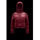 2022 Moncler Bardanette Short dunjacka Dam Down Puffer Coat Vinterjacka Garnet Röd