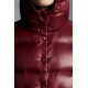 2022 Moncler Bardanette Short dunjacka Dam Down Puffer Coat Vinterjacka Garnet Röd