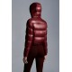 2022 Moncler Bardanette Short dunjacka Dam Down Puffer Coat Vinterjacka Garnet Röd