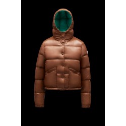 2022 Moncler Bardanette Short dunjacka Dam Down Puffer Coat Vinterjacka Walnut Brun