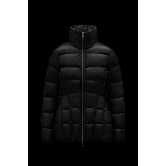 2022 Moncler Bellardie Short dunjacka Dam Down Puffer Coat Vinterjacka Svart