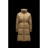 2022 Moncler Citronnier Parka Long dunjacka Dam Down Puffer Coat Vinterjacka Natural Camel Beige