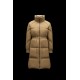 2022 Moncler Citronnier Parka Long dunjacka Dam Down Puffer Coat Vinterjacka Natural Camel Beige