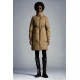 2022 Moncler Citronnier Parka Long dunjacka Dam Down Puffer Coat Vinterjacka Natural Camel Beige