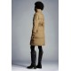 2022 Moncler Citronnier Parka Long dunjacka Dam Down Puffer Coat Vinterjacka Natural Camel Beige