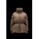 2022 Moncler Clypeole Short dunjacka Dam Down Puffer Coat Vinterjacka Metallic Gold