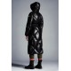 2022 Moncler Cotonniere Parka Long dunjacka Dam Waist Down Puffer Coat Vinterjacka Svart