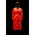 2022 Moncler Cotonniere Parka Long dunjacka Dam Waist Down Puffer Coat Vinterjacka Bright Orange