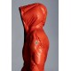 2022 Moncler Cotonniere Parka Long dunjacka Dam Waist Down Puffer Coat Vinterjacka Bright Orange