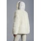 2022 Moncler Epilobe Short dunjacka Dam Down Puffer Coat Vinterjacka Silk Vit