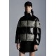 2022 Moncler Erine Short dunjacka Dam Down Puffer Coat Vinterjacka Grå Svart