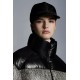 2022 Moncler Erine Short dunjacka Dam Down Puffer Coat Vinterjacka Grå Svart