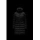 2022 Moncler Flammette Parka Long dunjacka Dam Down Puffer Coat Vinterjacka Svart