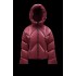 2022 Moncler Frele Short Hooded dunjacka Dam Down Puffer Coat Vinterjacka Cherry Rosa