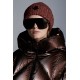 2022 Moncler Frele Short Hooded dunjacka Dam Down Puffer Coat Vinterjacka Dark Brun