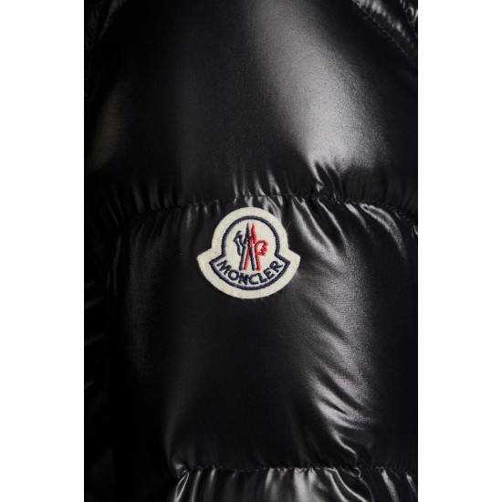 2022 Moncler Fulmarus Parka Fur Collar Hooded Long dunjacka Dam Down Puffer Coat Vinterjacka Svart