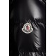 2022 Moncler Fulmarus Parka Fur Collar Hooded Long dunjacka Dam Down Puffer Coat Vinterjacka Svart