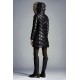 2022 Moncler Fulmarus Parka Fur Collar Hooded Long dunjacka Dam Down Puffer Coat Vinterjacka Svart