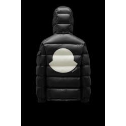 2022 Moncler Fustet Short dunjacka Dam Down Puffer Coat Vinterjacka Svart