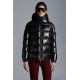 2022 Moncler Fustet Short dunjacka Dam Down Puffer Coat Vinterjacka Svart