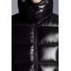 2022 Moncler Fustet Short dunjacka Dam Down Puffer Coat Vinterjacka Svart