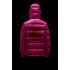 2022 Moncler Fustet Short dunjacka Dam Hooded Down Puffer Coat Vinterjacka Rosa