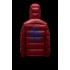 2022 Moncler Fustet Short dunjacka Dam Hooded Down Puffer Coat Vinterjacka Röd