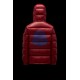 2022 Moncler Fustet Short dunjacka Dam Hooded Down Puffer Coat Vinterjacka Röd