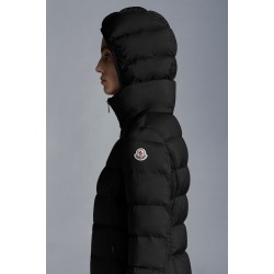 2022 Moncler Gie Parka Long dunjacka Dam Hooded Down Puffer Coat Vinterjacka Svart