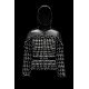 2022 Moncler Ginavelle Short dunjacka Dam Down Puffer Coat Vinterjacka Svart Vit