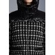 2022 Moncler Ginavelle Short dunjacka Dam Down Puffer Coat Vinterjacka Svart Vit