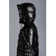 2022 Moncler Ginavelle Short dunjacka Dam Down Puffer Coat Vinterjacka Svart Vit