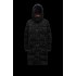 2022 Moncler Hainardia Parka Hooded Long dunjacka Dam Down Puffer Coat Vinterjacka Svart