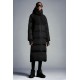 2022 Moncler Heliotrope Parka Long dunjacka Dam Down Puffer Coat Vinterjacka Svart